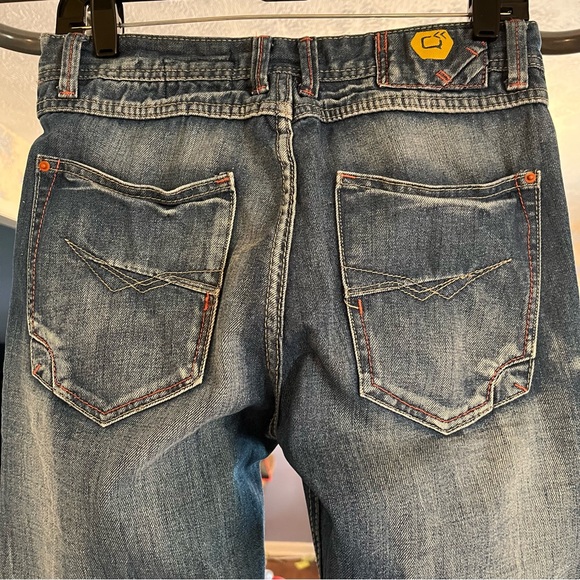 Area Sixty Two Blue Button Up Denim Jeans, size 29w 32l - Picture 4 of 10